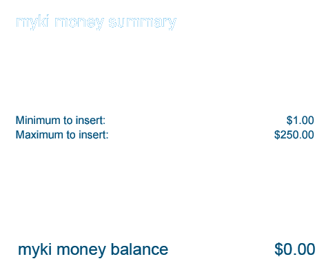myki money summary