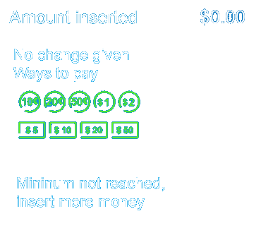amount inserted